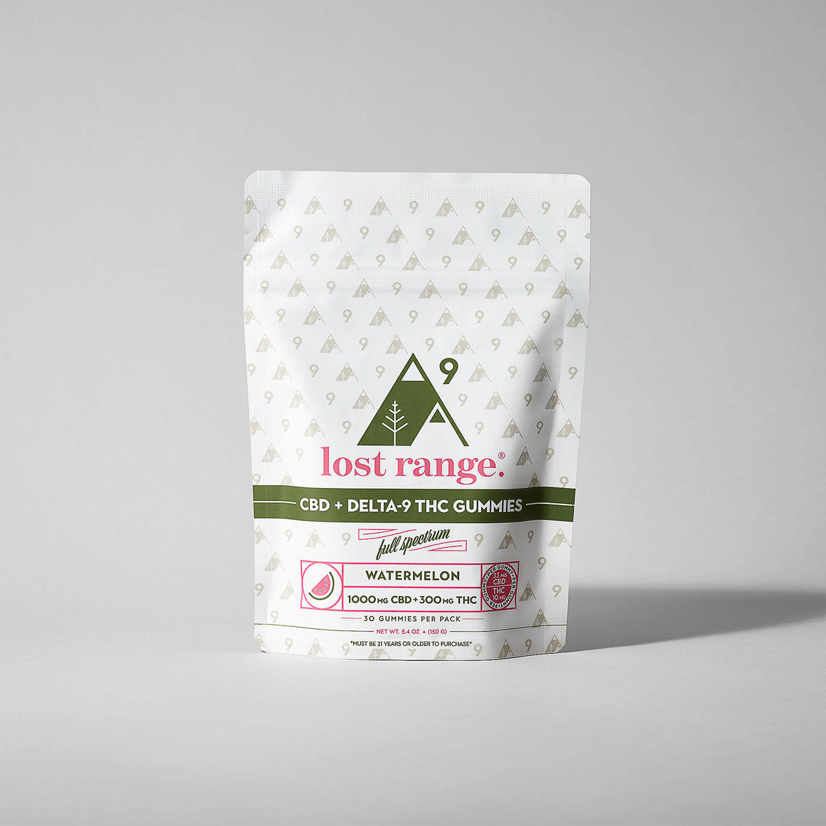 CBD + Delta-9 THC Gummies (33mg CBD + 10mg D9 THC per Gummy