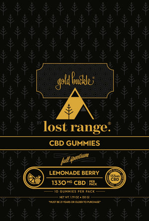 Gold Buckle® CBD Gummies (1330-4000mg) – lost range.®