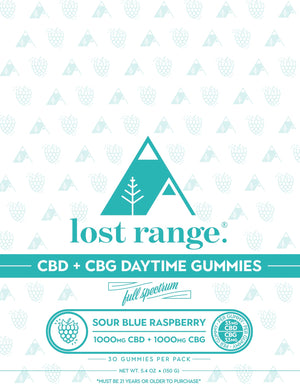 CBD+CBG Daytime Gummies (666-2000mg) – lost range.®