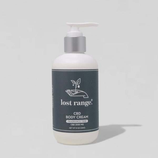 CBD Body Cream (2000mg) 8oz – lost range.®