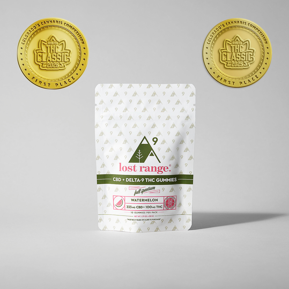 CBD + Delta-9 THC Gummies (33mg CBD + 10mg D9 THC per Gummy
