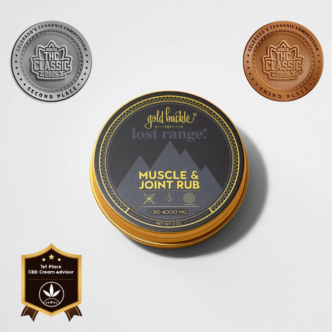 Gold Buckle® CBD Muscle & Joint Rub (2000-4000mg)