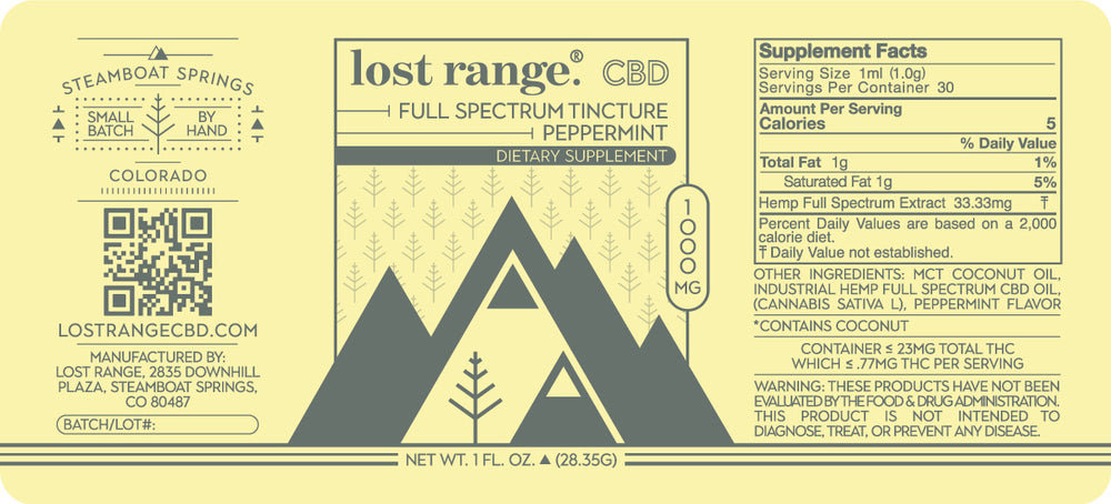 
                  
                    Full Spectrum CBD Tincture (1000mg)
                  
                